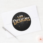 L69 DESIGN logo Sticker (Envelop)