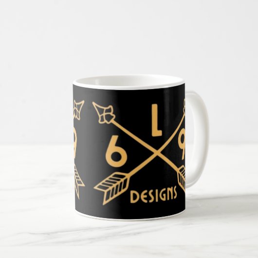 L69 DESIGN PIJLEN KOFFIEMOK (Voorkant rechts)