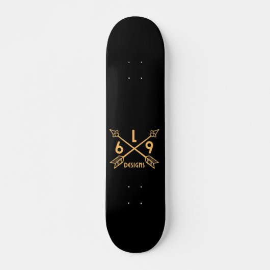 L69 DESIGN PIJLEN PERSOONLIJK SKATEBOARD (Voorkant)
