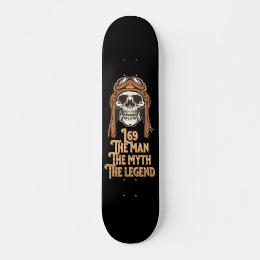 L69 HET MAN DE MYTH HET WETTIGE Skateboard (Voorkant)