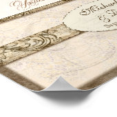 L743 11x14 Wedding Gift - Persoonlijk met foto Poster (Hoek)