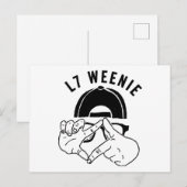 L7 Weenie Briefkaart (Voorkant / Achterkant)