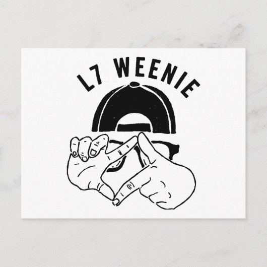 L7 Weenie Briefkaart (Voorkant)