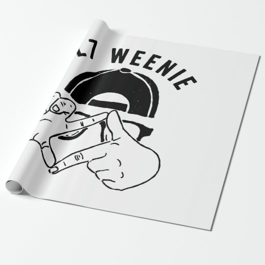 L7 Weenie Cadeaupapier (Uitgerold)