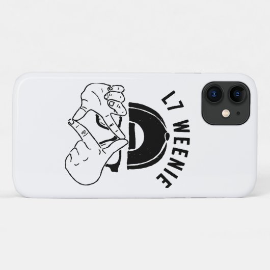L7 Weenie Case-Mate iPhone Case (Achterkant (horizontaal))