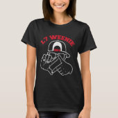 L7 Weenie Funny Baseball Softball T-shirt (Voorkant)