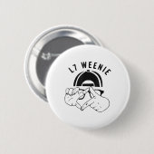 L7 Weenie Funny Jeugd Kinder Jongens Baseball _1 Ronde Button 5,7 Cm (Voorkant /achterkant)