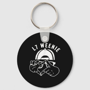 L7 Weenie Honkbal Softbal Seizoen Kleding Sleutelhanger