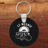 L7 Weenie Honkbal Softbal Seizoen Kleding Sleutelhanger (Voorkant)