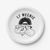 L7 Weenie Papieren Bordje (Voorkant)