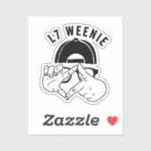 L7 Weenie Sticker (Vel)