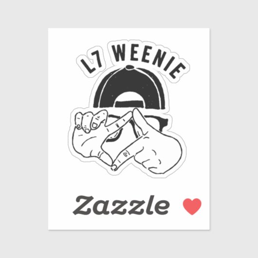 L7 Weenie Sticker (Vel)