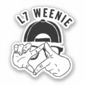L7 Weenie Sticker (Voorkant)