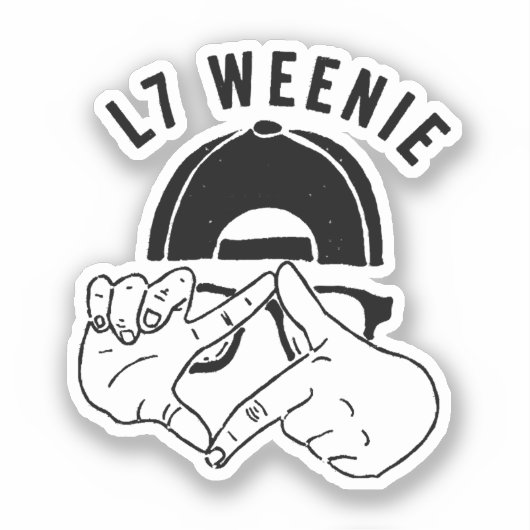L7 Weenie Sticker (Voorkant)