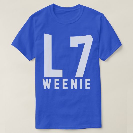 L7 Weenie T-shirt (Design voorkant)