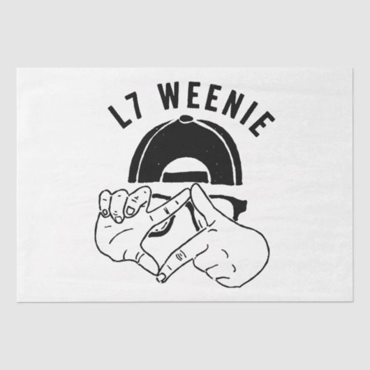 L7 Weenie Tissuepapier (Voorkant)