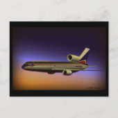 L-1011 Tristar Dusk Briefkaart (Voorkant)