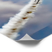 L-39 Albatros trainer straaljagers boven Higgins L Poster (Hoek)