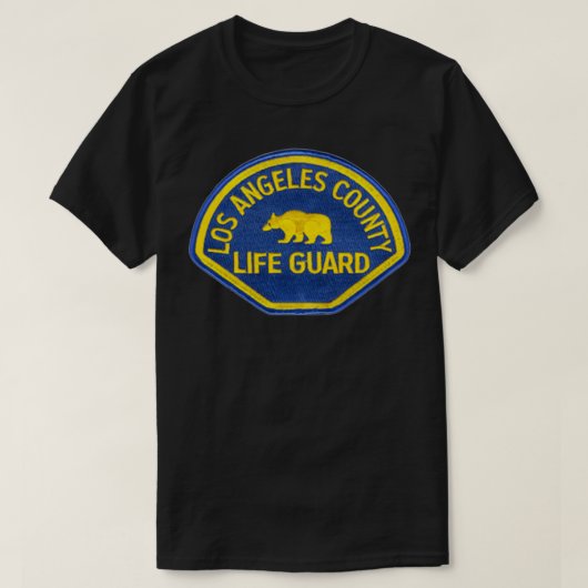 L A County Lifeguard T-shirt (Design voorkant)
