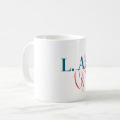 L. A. Girl Los Angeles Modern Minimalist Plain Koffiemok (Voorkant links)