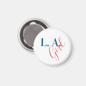 L. A. Girl Los Angeles Modern Minimalist Plain Magneet (Voorkant / Achterkant)