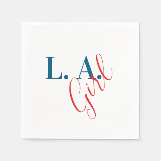 L. A. Girl Los Angeles Modern Minimalist Plain Servet (Voorkant)