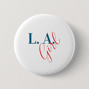 L. A. Girl Los Angeles Moderne Minimalistische Vla Ronde Button 5,7 Cm