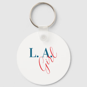 L. A. Girl Los Angeles Moderne Minimalistische Vla Sleutelhanger