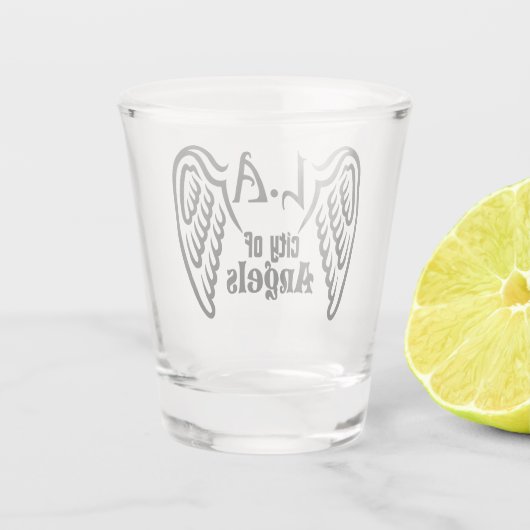 L.A. glas voor het schot van ringen (Achterkant)