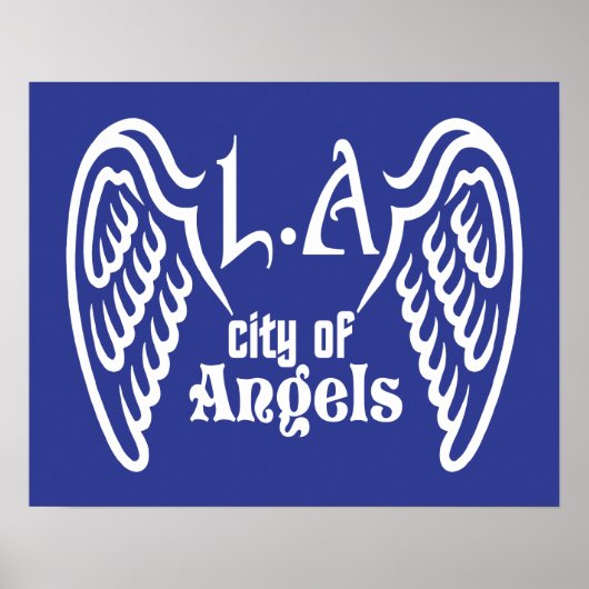 L.A. het poster van de de douanekleur van Wings (Voorkant)