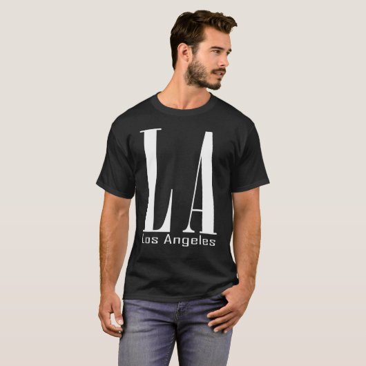 L. A. Los Angeles. Californië West Coas T-shirt (Voorkant volledig)
