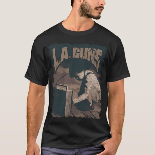 L.A. Pistolen Radio T-shirt (Voorkant)