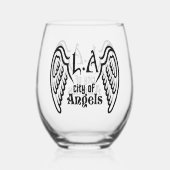 L.A. Wings schot glas (Voorkant)