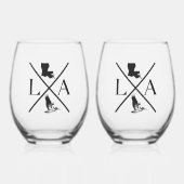L.A.X 16oz wijnglazen Wijnglas Zonder Voet (Links)