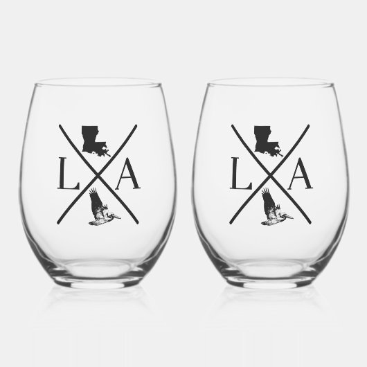 L.A.X 16oz wijnglazen Wijnglas Zonder Voet (Links)