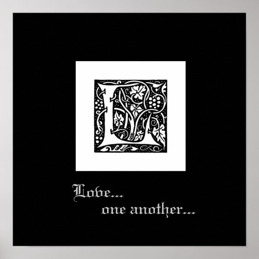 "L" Afdrukken Poster (Voorkant)