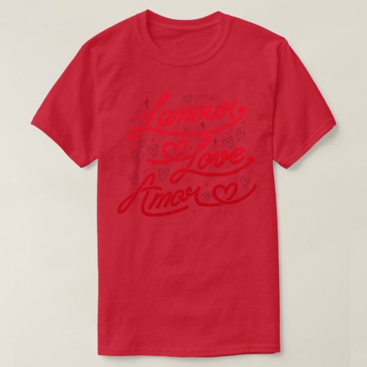 L amour Love Amor van Tobe Fonseca T-shirt (Design voorkant)