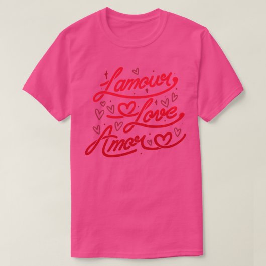 L amour Love Amor van Tobe Fonseca T-shirt (Design voorkant)