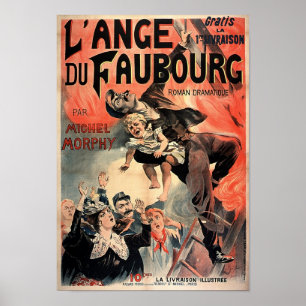 L' Ange Du Faubourg  Frans Adverteren Poster