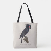 L' Ara Noir a Trompe / Palm Cockato Tote Bag (Achterkant)