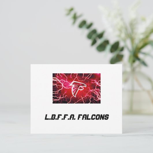 L.b.f.f.a. valken onder 8 briefkaart (Staand voorkant)