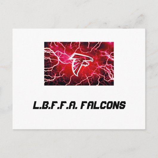 L.b.f.f.a. valken onder 8 briefkaart (Voorkant)