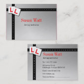 L Bord Rijinstructeur Visitekaartje (Voorkant / Achterkant)