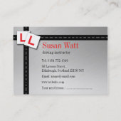 L Bord Rijinstructeur Visitekaartje (Achterkant)