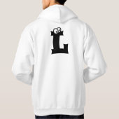 L, brief met oogballen hoodie (Achterkant)