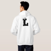 L, brief met oogballen hoodie (Achterkant volledig)