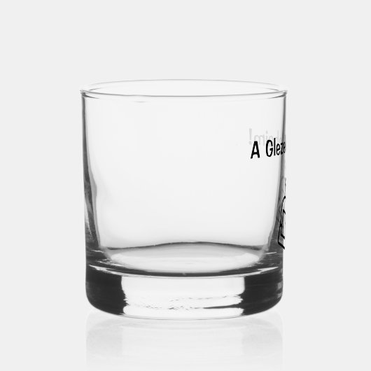 L’Chaim – Jiddisch ontwerp Whisky Glas (Rechts)