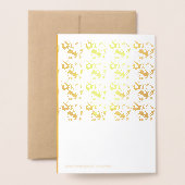 L Chinese Papercut Varken Jaar 2019 Luxe Kraft C Folie Kaarten (Met envelop)