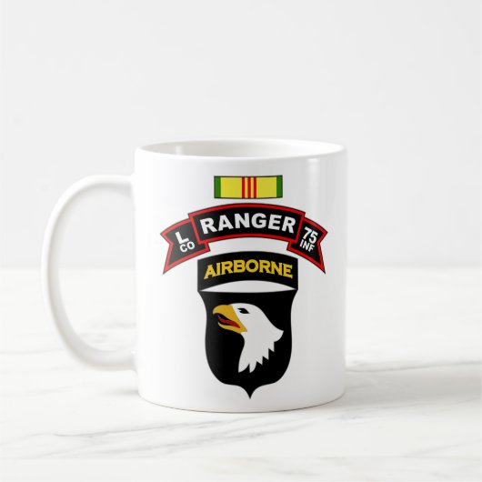 L Co., 75th Infantry - Ranger - 101st Abn, Vietnam Koffiemok (Links)