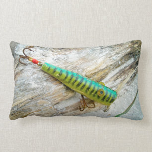 L Cooper Goo Eyes Antiek Vist Lure Kussen